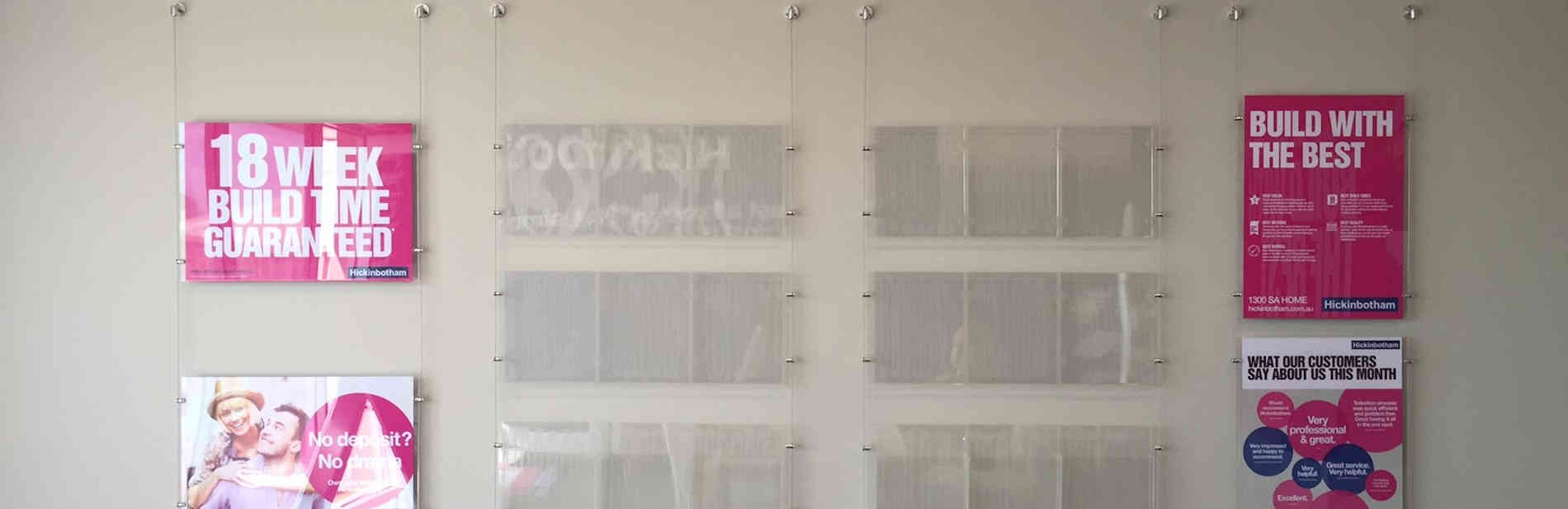 Acrylic window displays