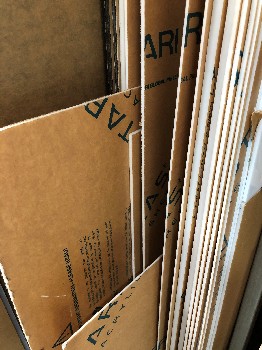 Acrylic sheets ready to cut